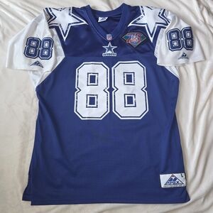 Vintage 1994 Dallas Cowboys Michael Irvin #88 Apex One Jersey Navy Blue Size L